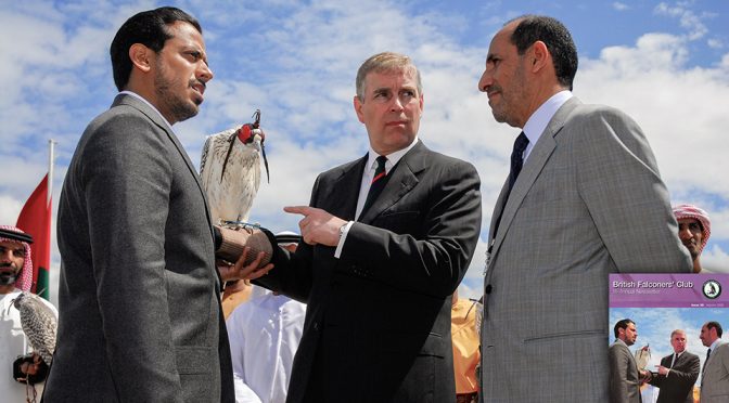 Prince Andrew and His Highness Sheikh Sultan Bin Tahnoon Al Nahyan
