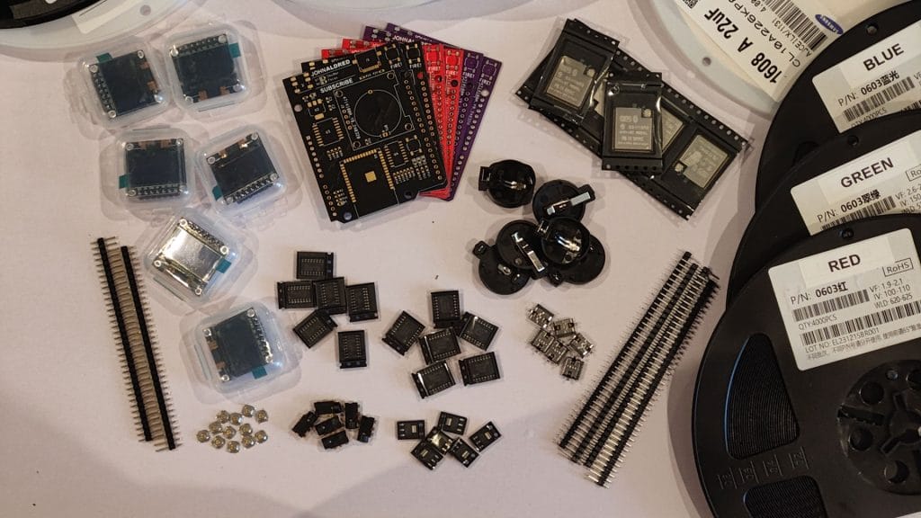 Growlapse boards in pieces