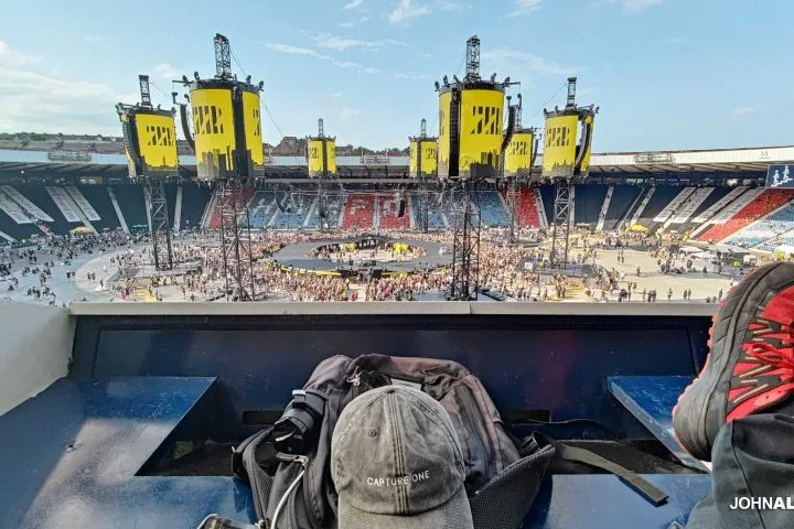 Metallica's M72 Tour Stage at Hampden Park