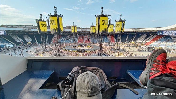 Metallica's M72 Tour Stage at Hampden Park